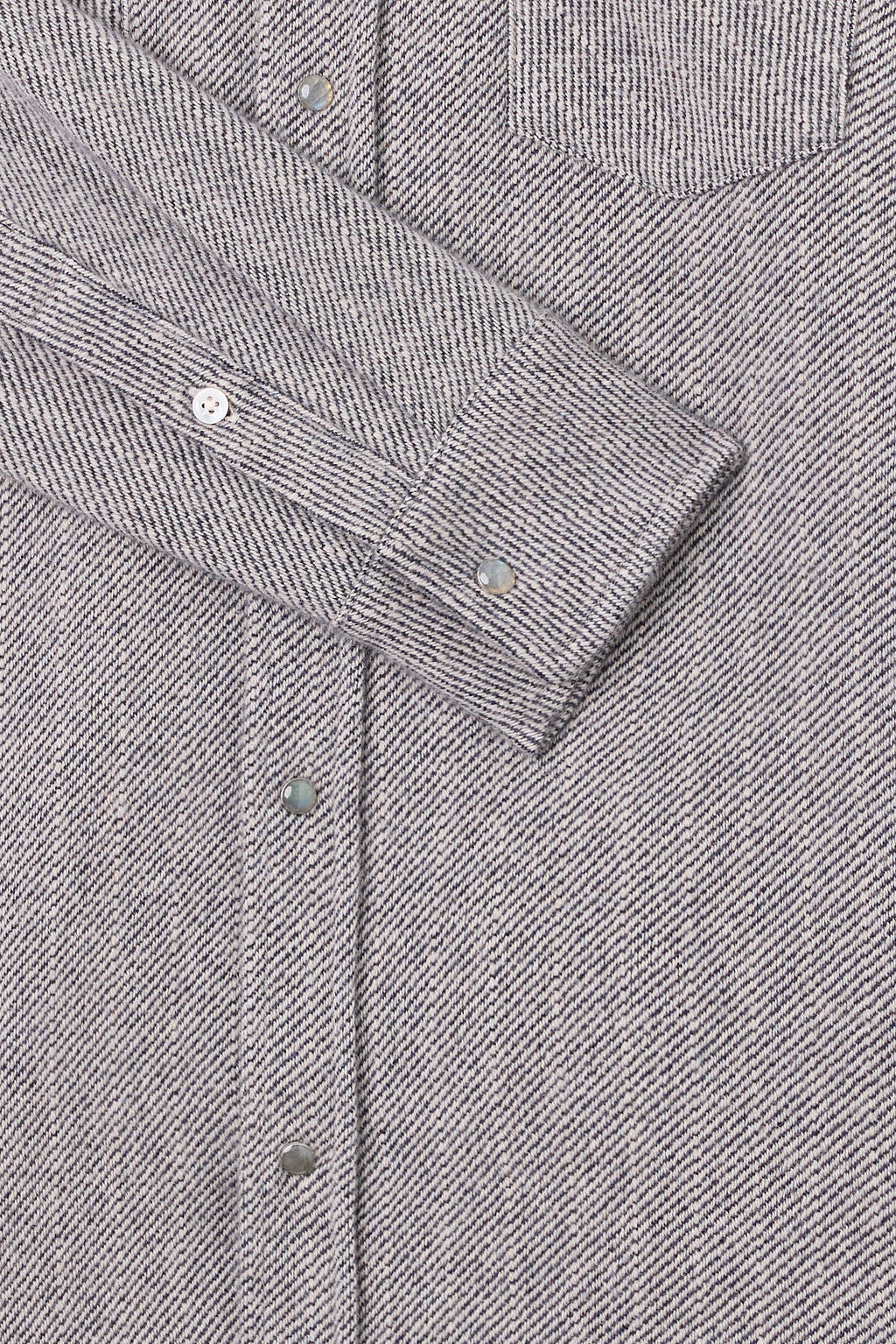 Slate Denim Cashmere Shirt