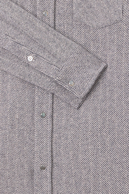 Slate Denim Cashmere Shirt