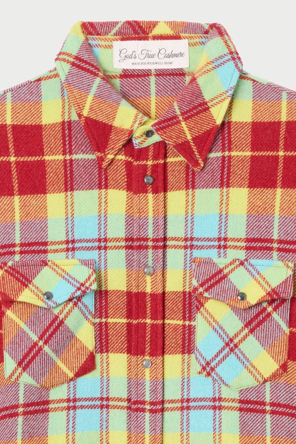 Mod Tartan Cashmere Shirt
