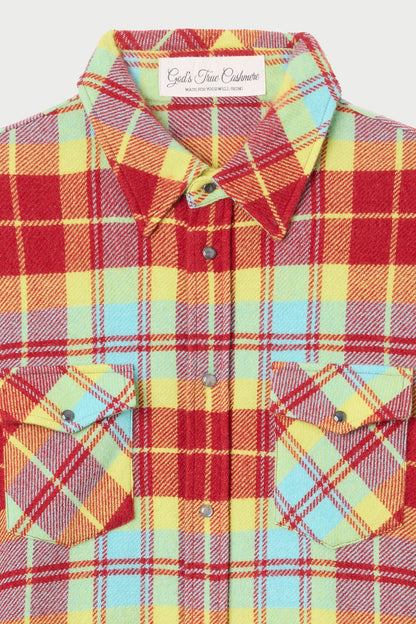 Mod Tartan Cashmere Shirt