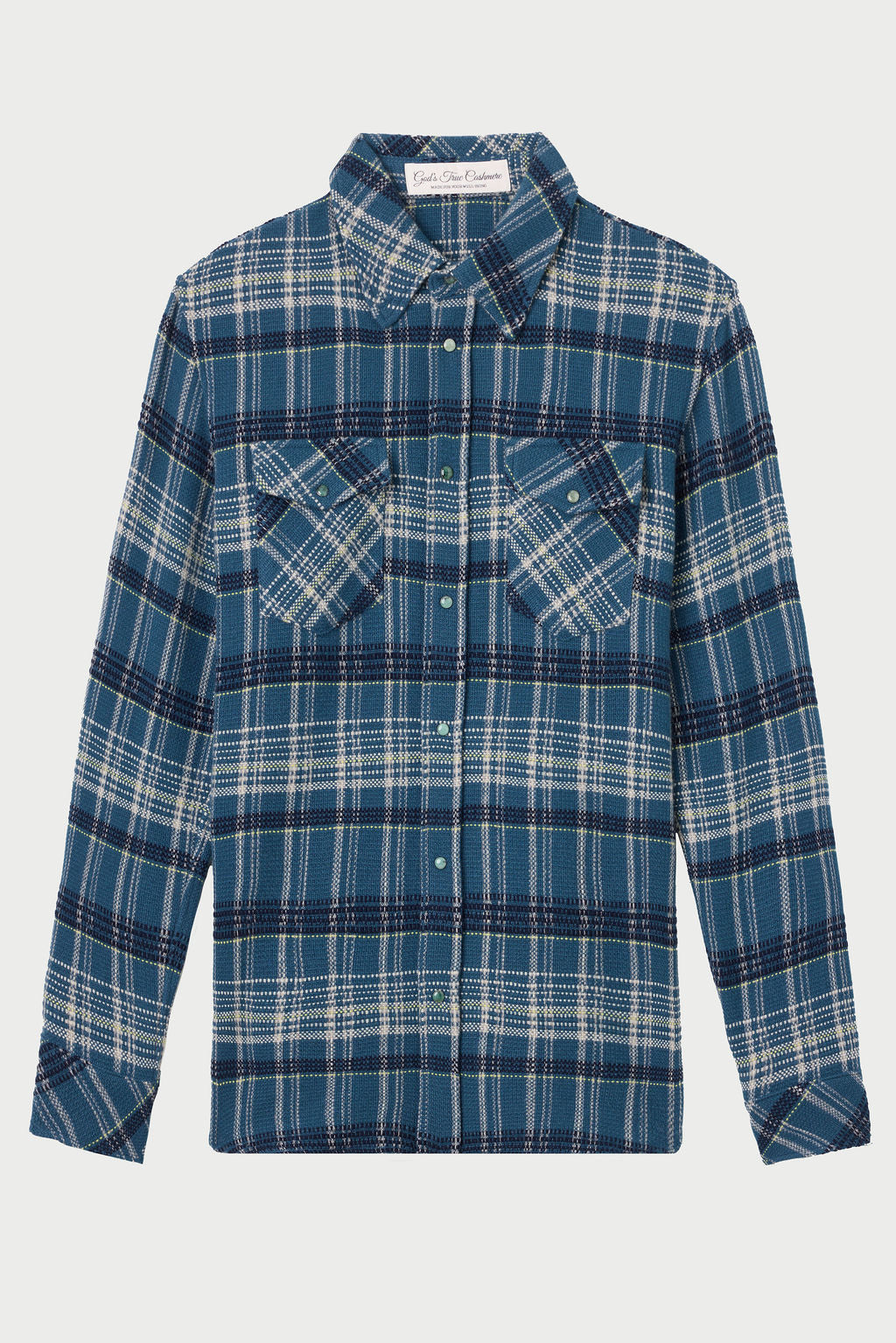 Fantasia Tartan Cashmere Shirt