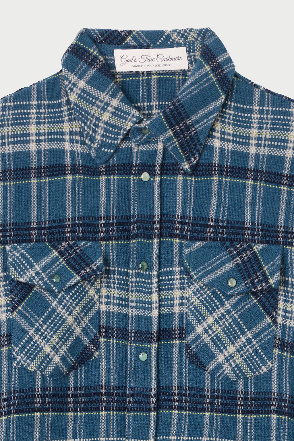 Fantasia Tartan Cashmere Shirt