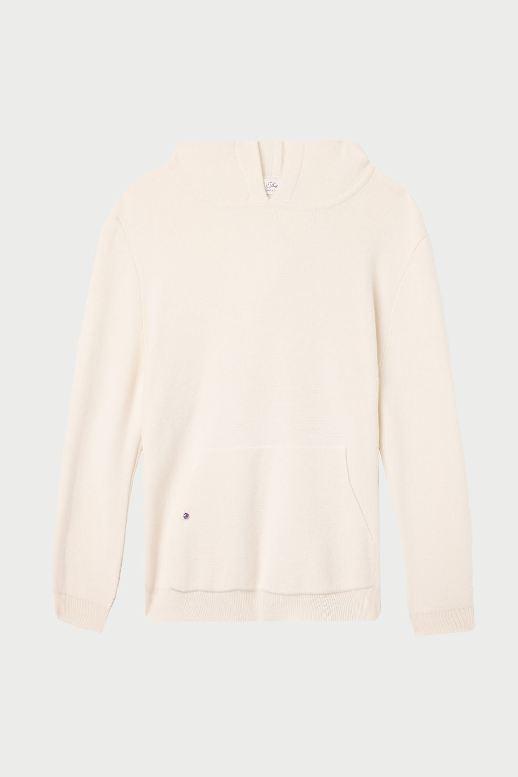 Ivory Cashmere Hoodie