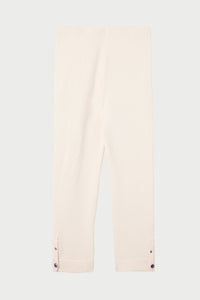 Ivory Cashmere Knit Pant