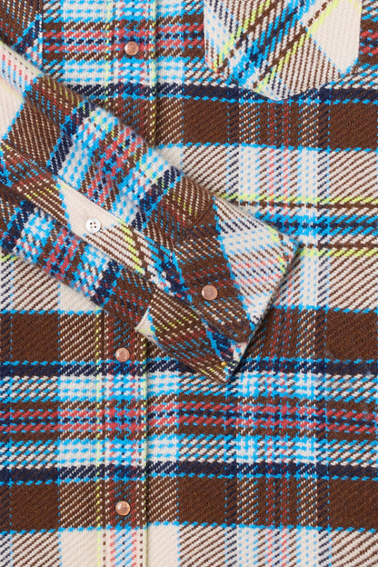 Mocha Tartan Cashmere Shirt