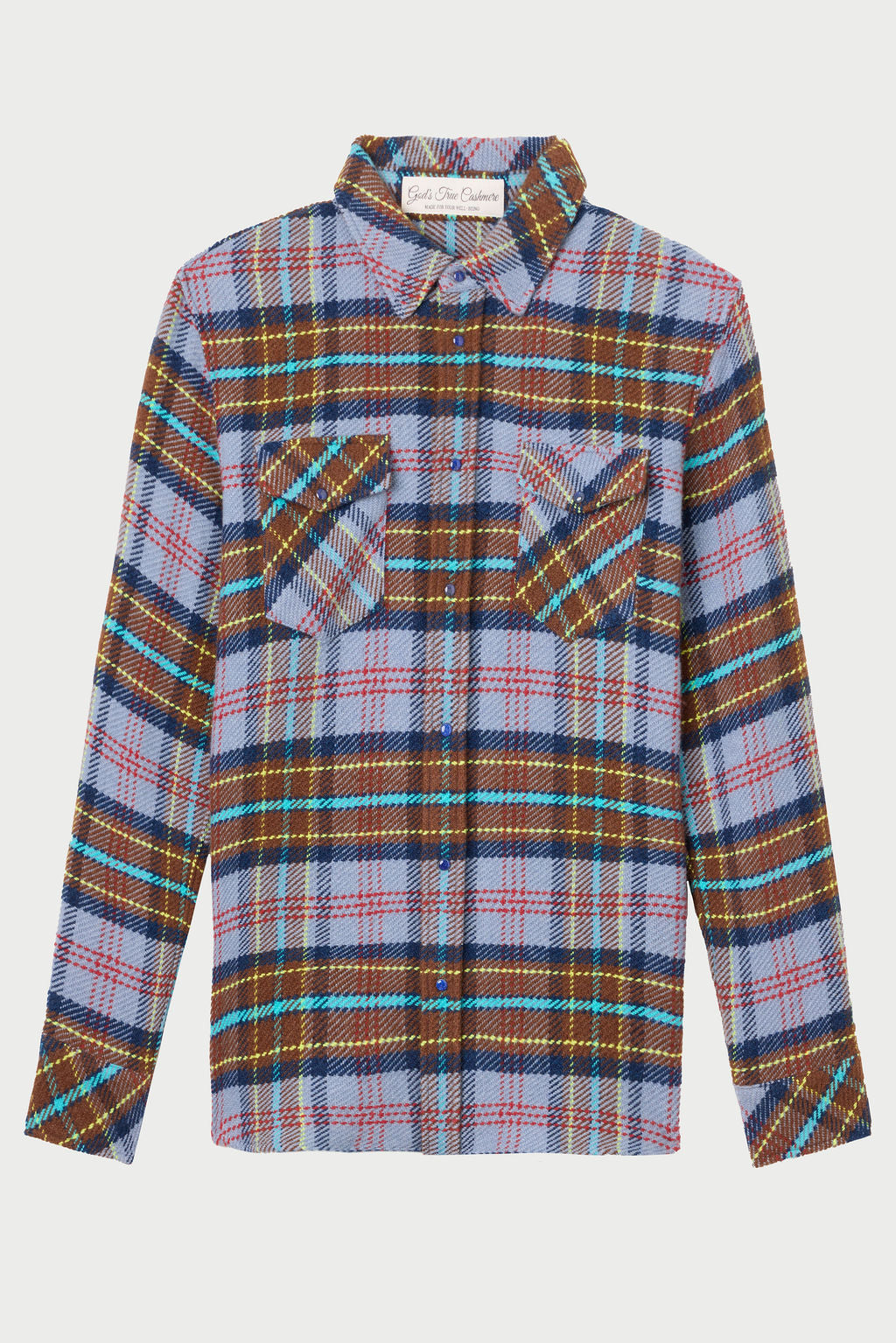 Stone Jeans Tartan Cashmere Shirt