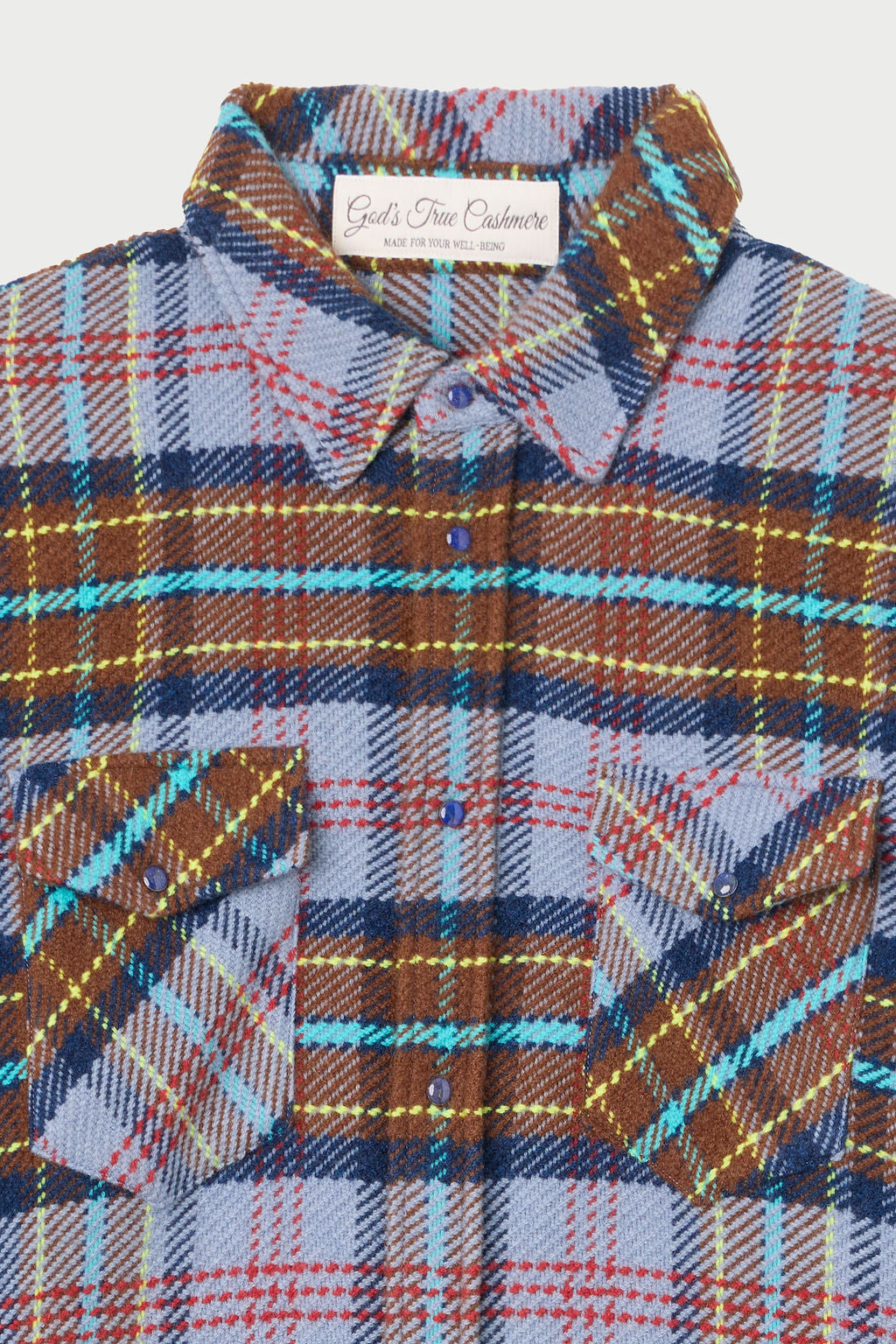Stone Jeans Tartan Cashmere Shirt