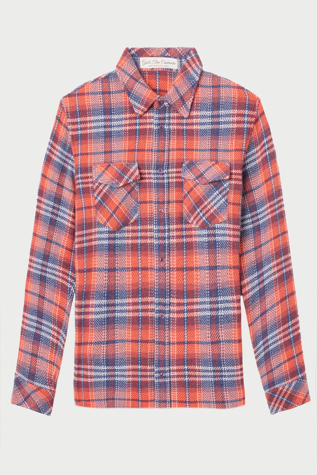 Americana Tartan Cashmere Shirt