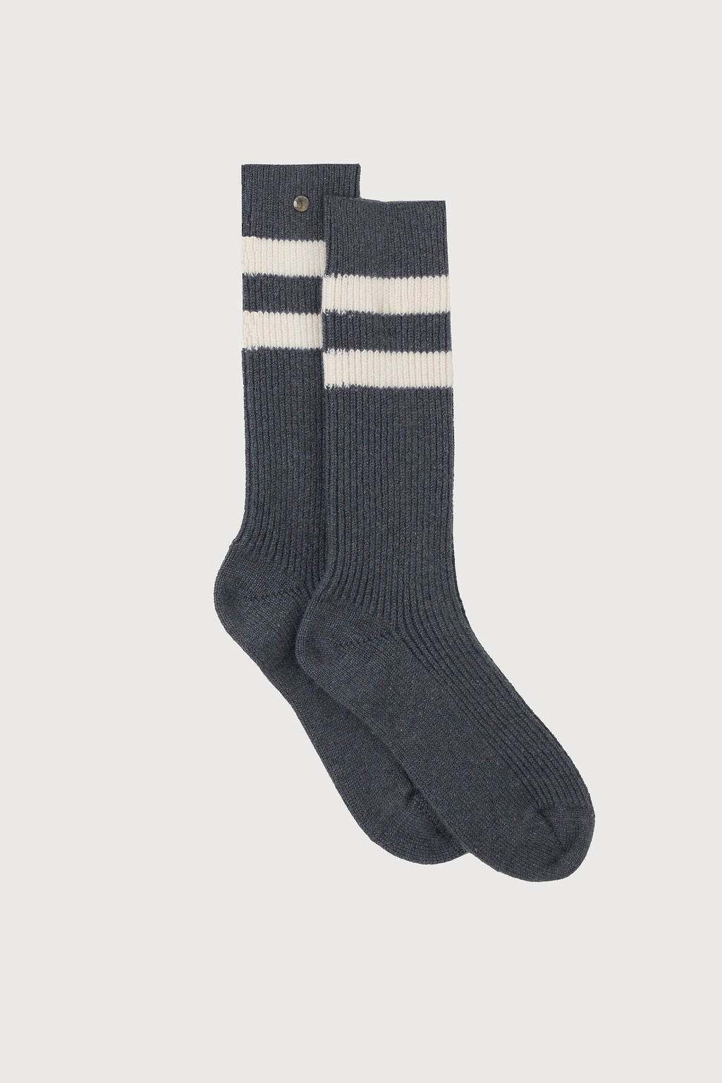 Charcoal Shadow Cashmere Socks