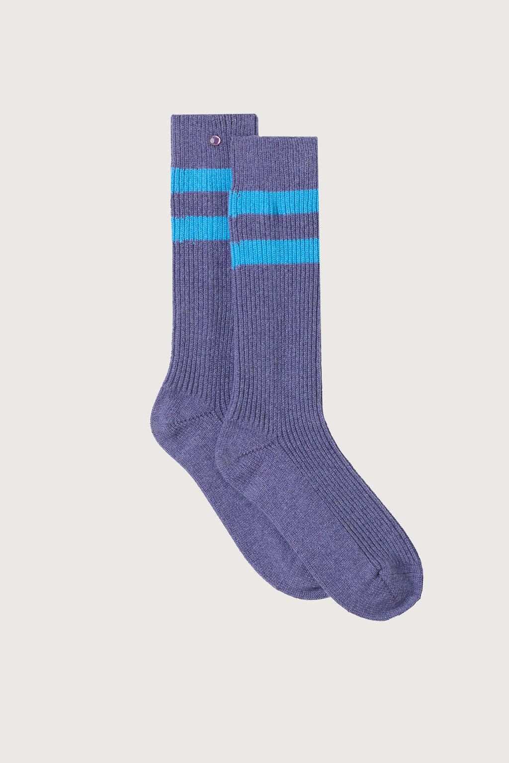 Iris Shadow Cashmere Socks