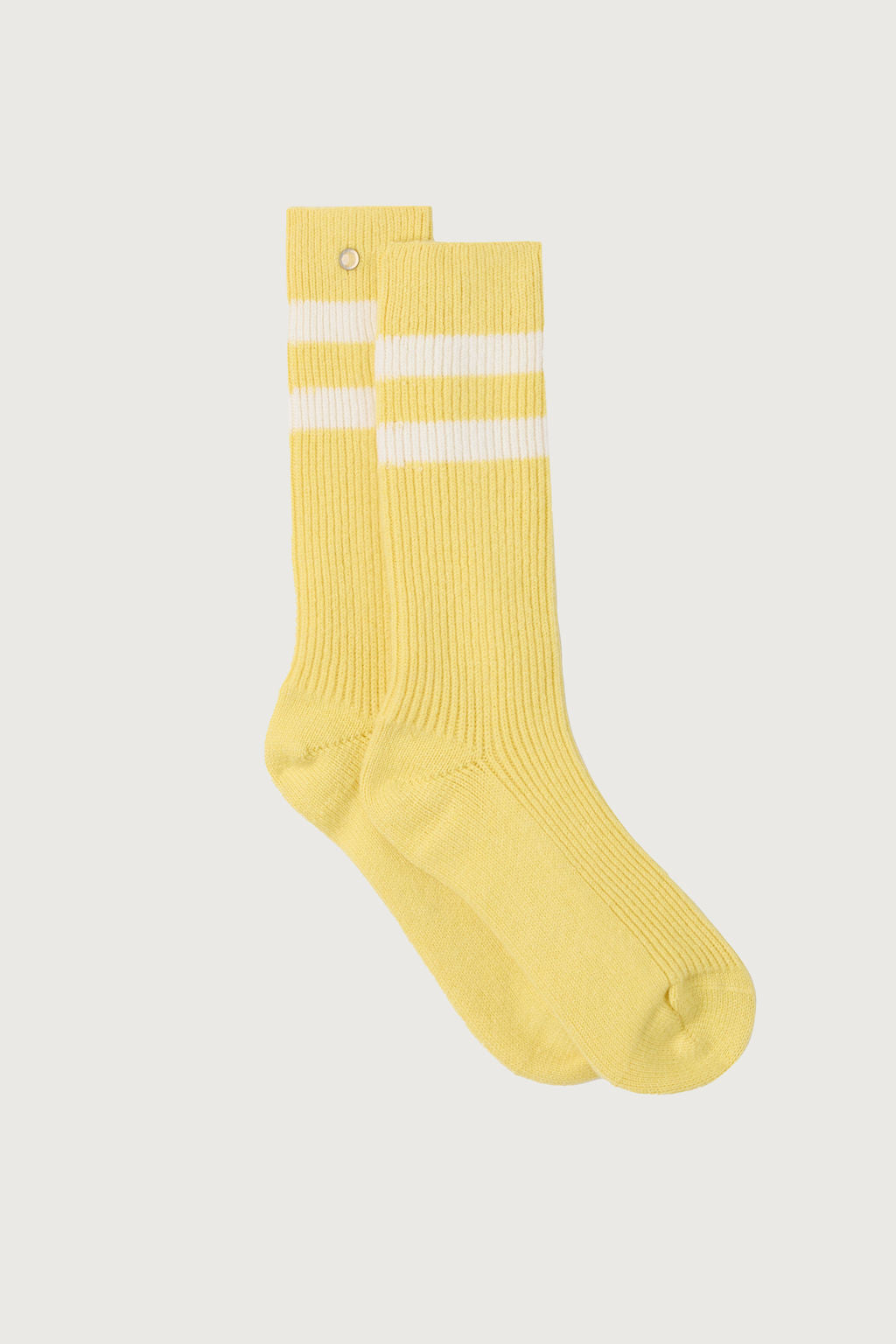Lemon Shadow Cashmere Socks