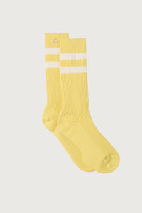 Lemon Shadow Cashmere Socks
