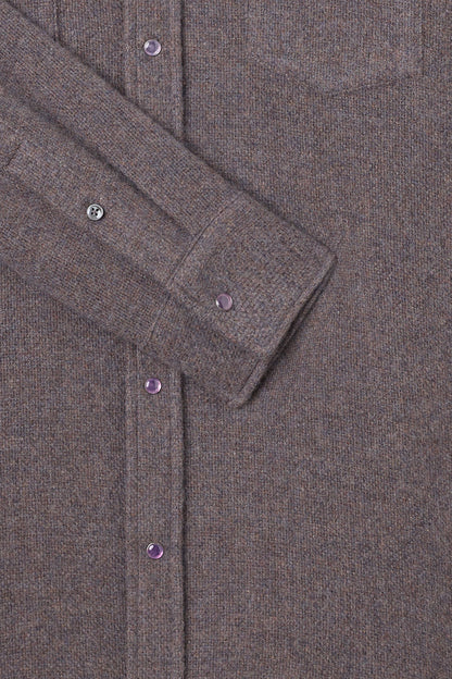 Espresso Cashmere Shirt