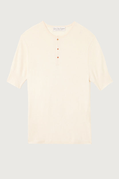 Antique Ivory Cashmere Henley