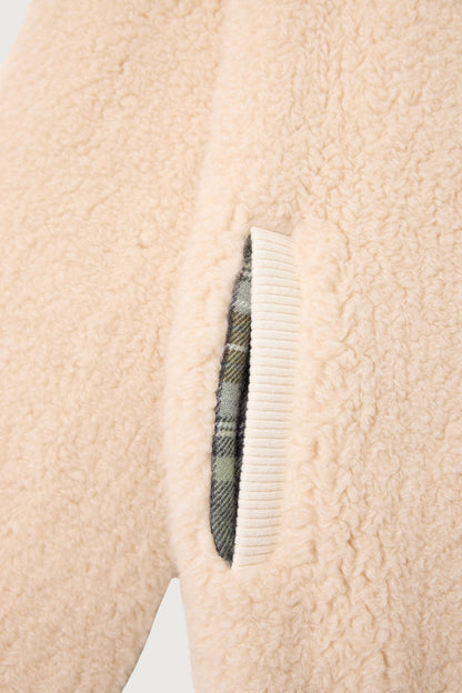 Light Grey Cashmere T-Bird Flight Jacket