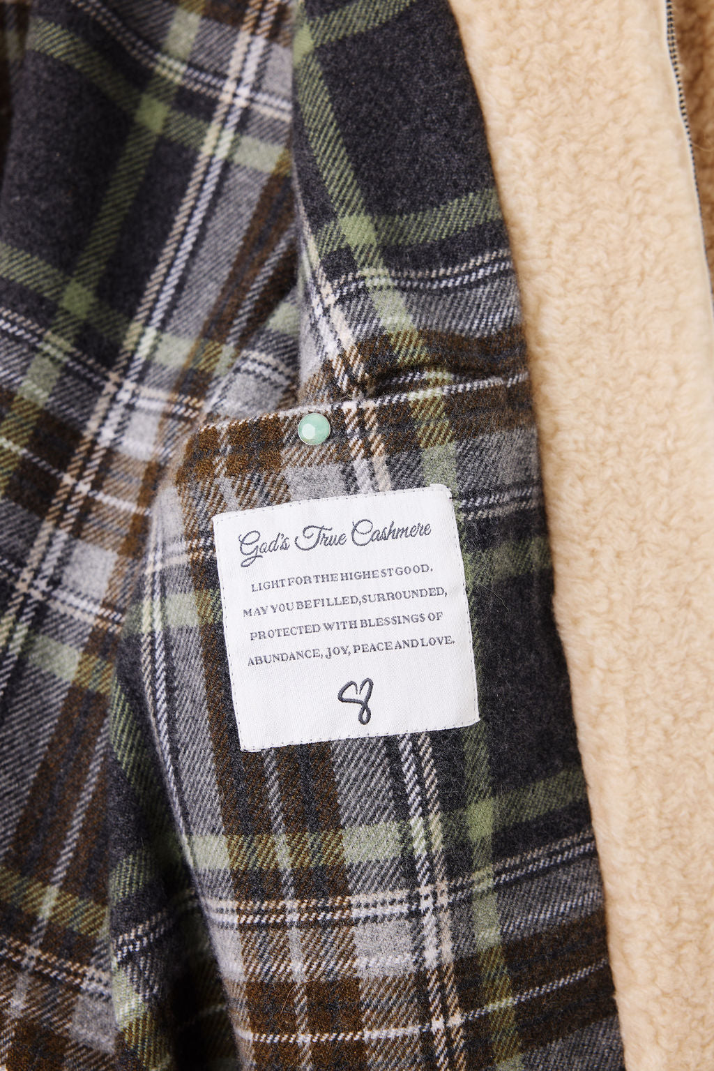 Light Grey Cashmere T-Bird Flight Jacket