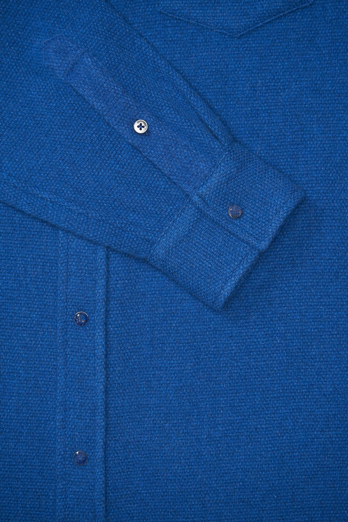Navy Cashmere Shirt