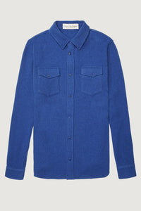 Royal Blue Cashmere Shirt