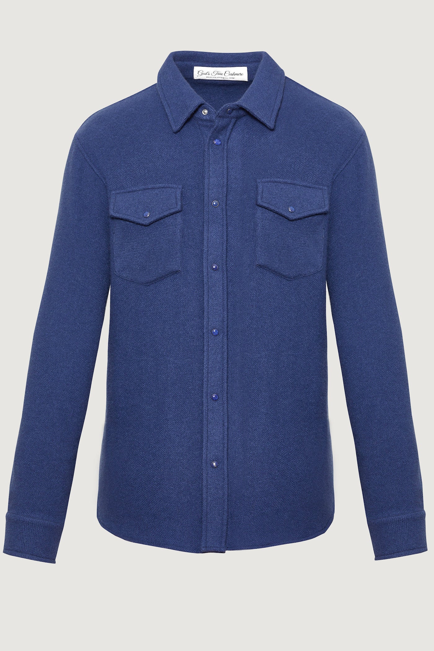 Dark Navy Cashmere Shirt