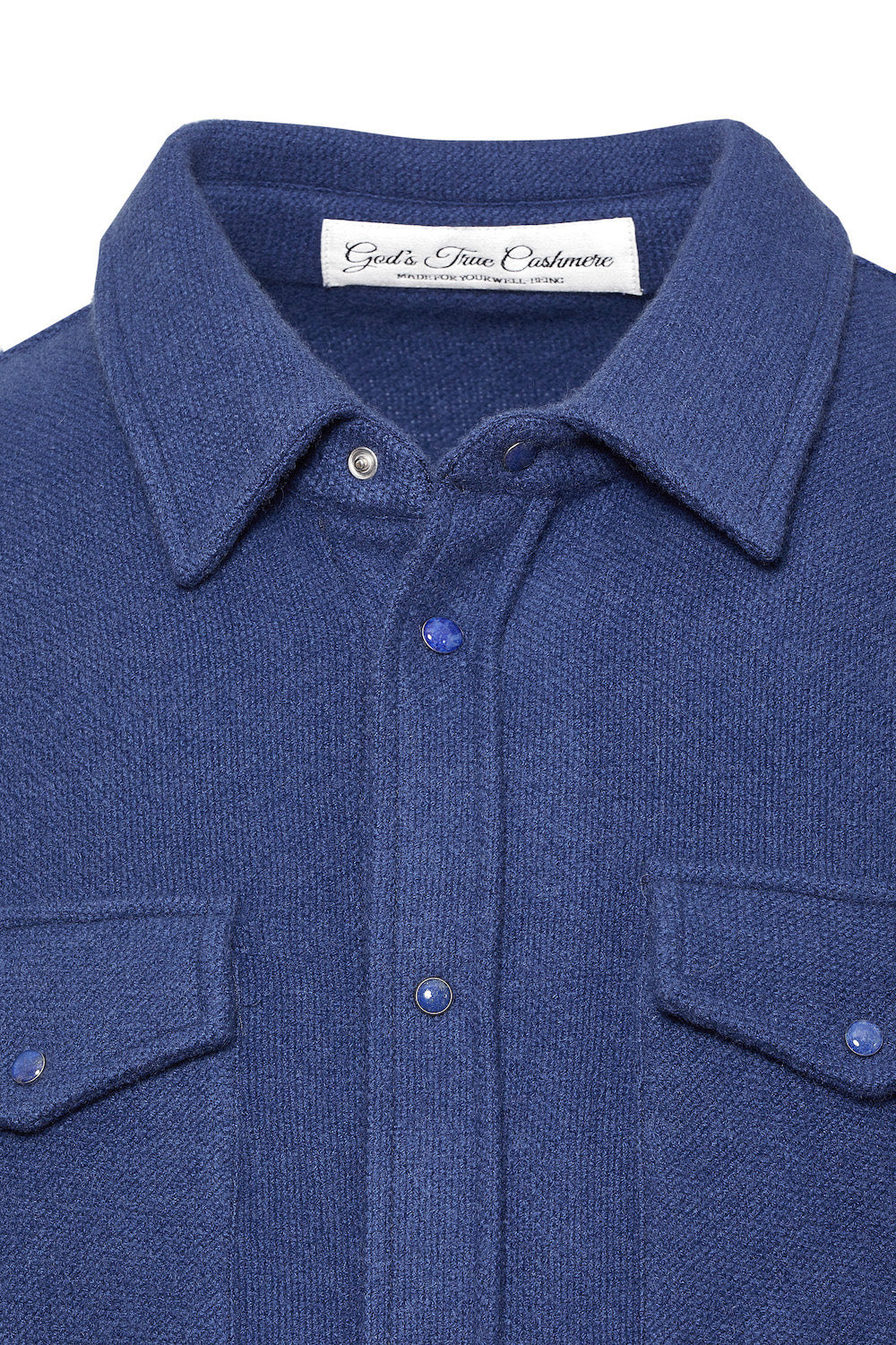 Dark Navy Cashmere Shirt