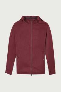 Maroon Double Face Cashmere Hoodie