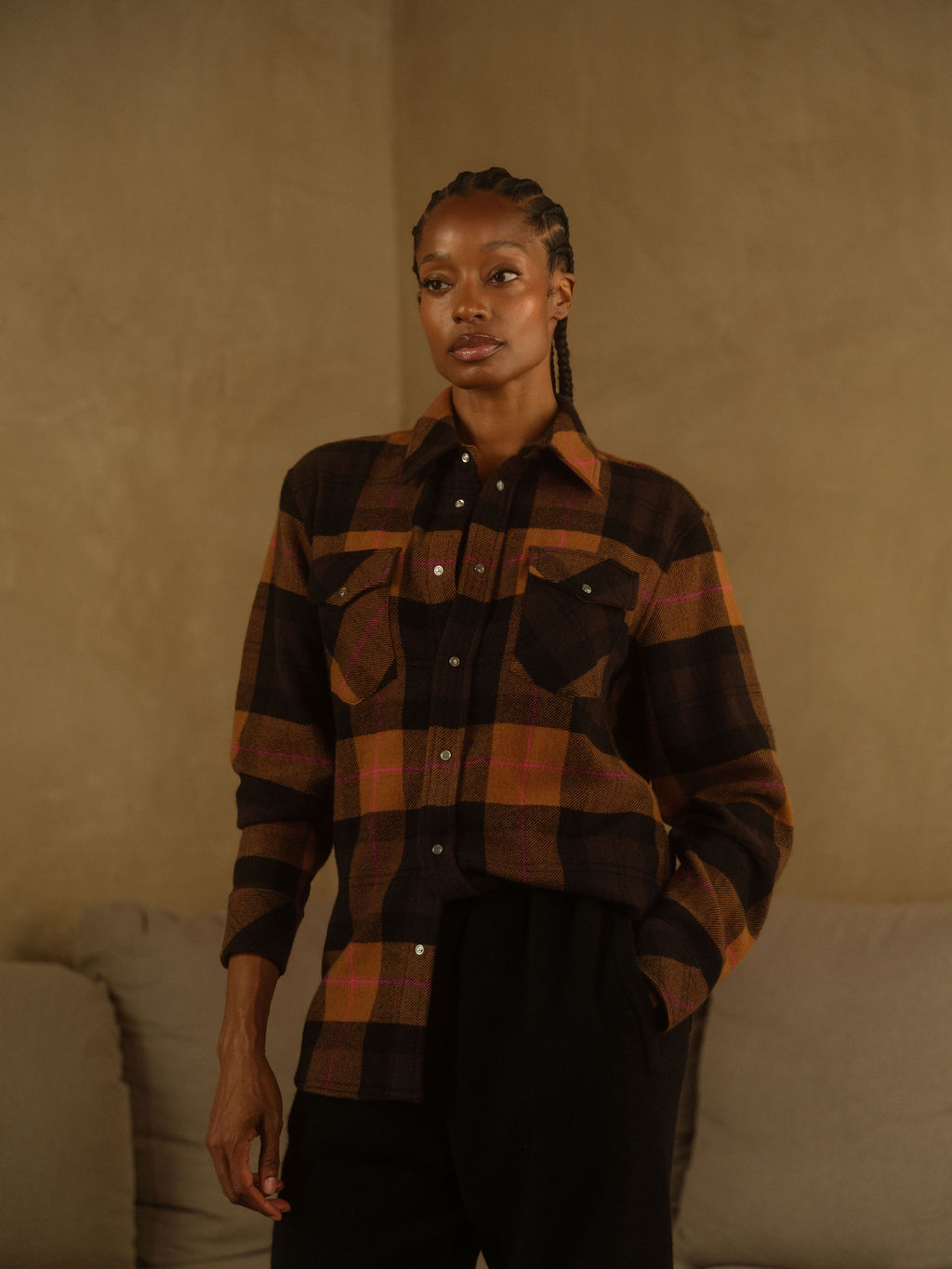 Blackwood Tartan Cashmere Shirt