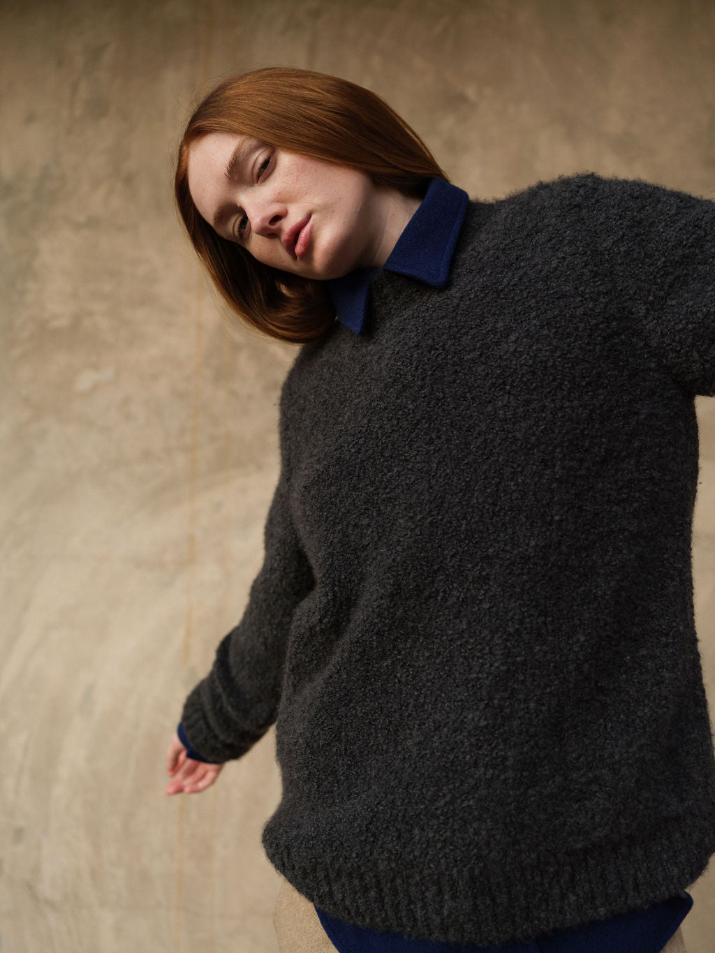 Charcoal Cashmere Cloud Sweater