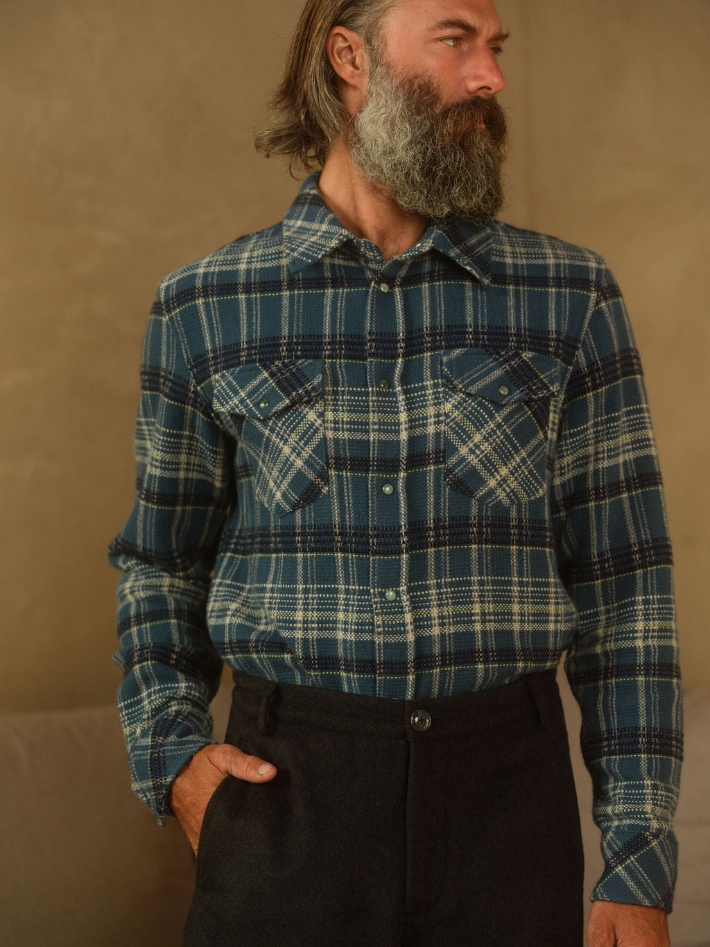 Fantasia Tartan Cashmere Shirt
