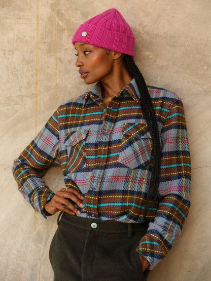 Stone Jeans Tartan Cashmere Shirt