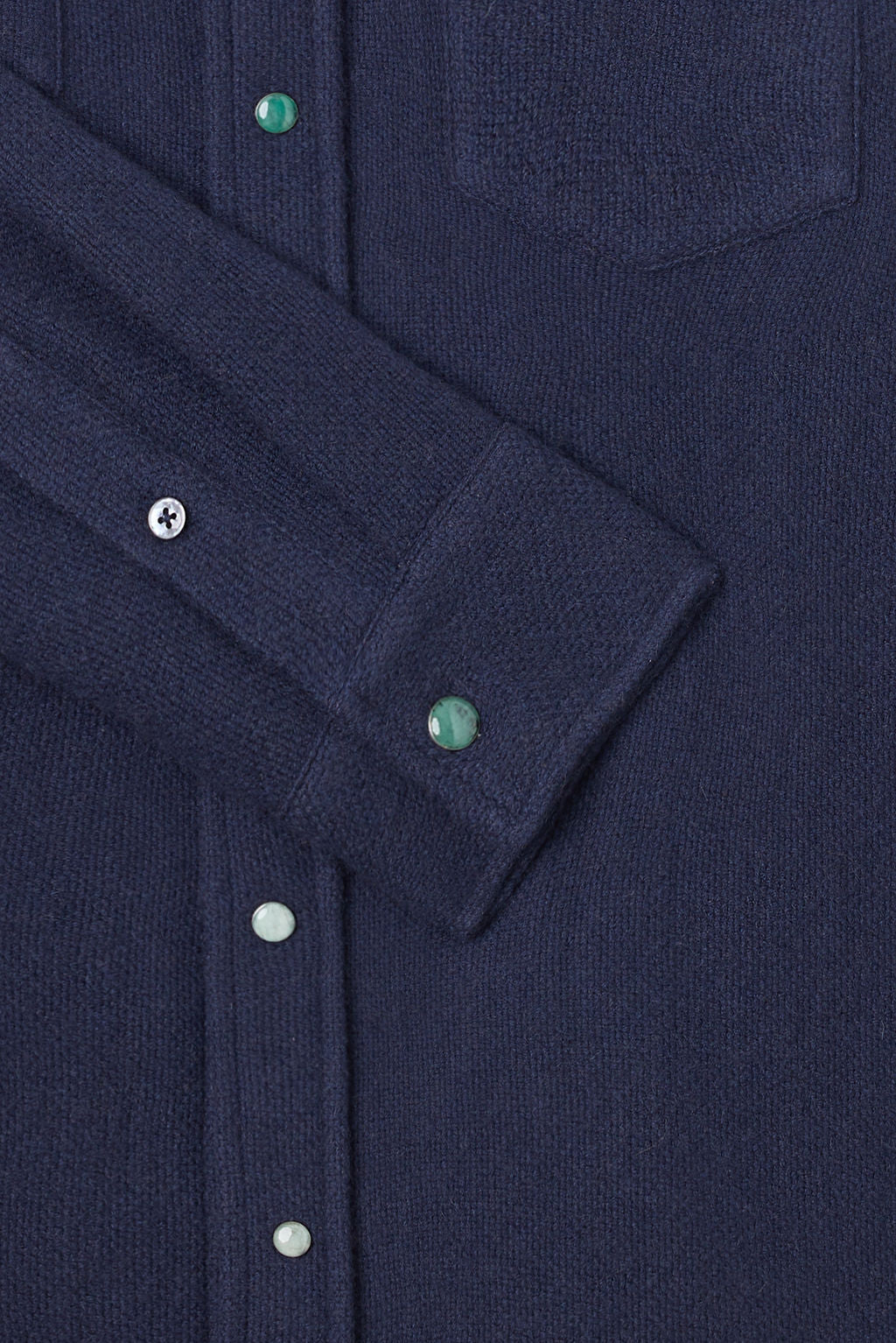 Navy Cashmere Shirt - Exclusive