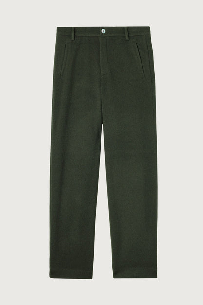Army Brushed Cashmere Wide Leg Pant