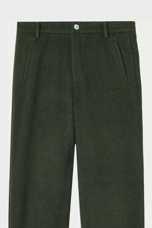 Army Brushed Cashmere Wide Leg Pant