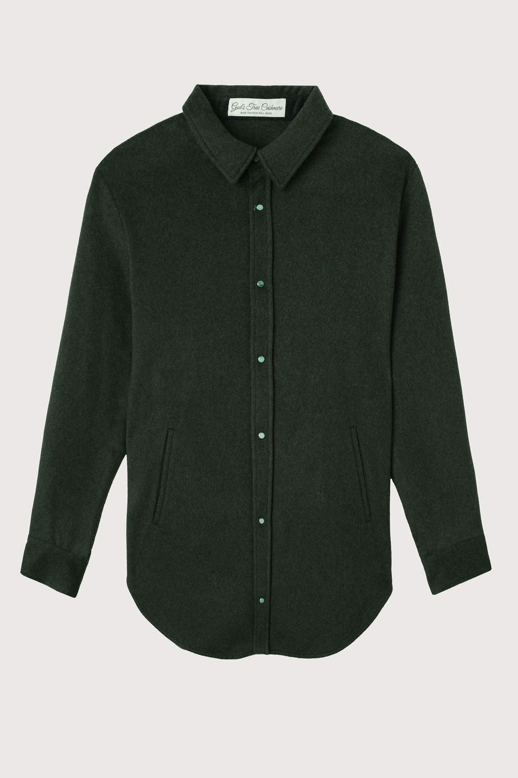 Army Heavyweight Brushed Cashmere Overshirt