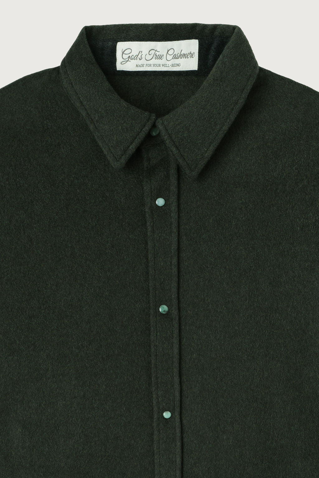 Army Heavyweight Brushed Cashmere Overshirt