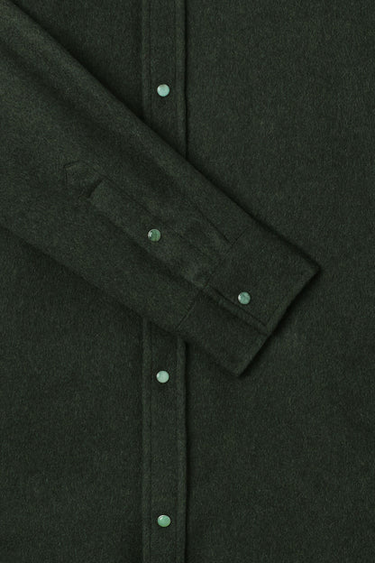 Army Heavyweight Brushed Cashmere Overshirt