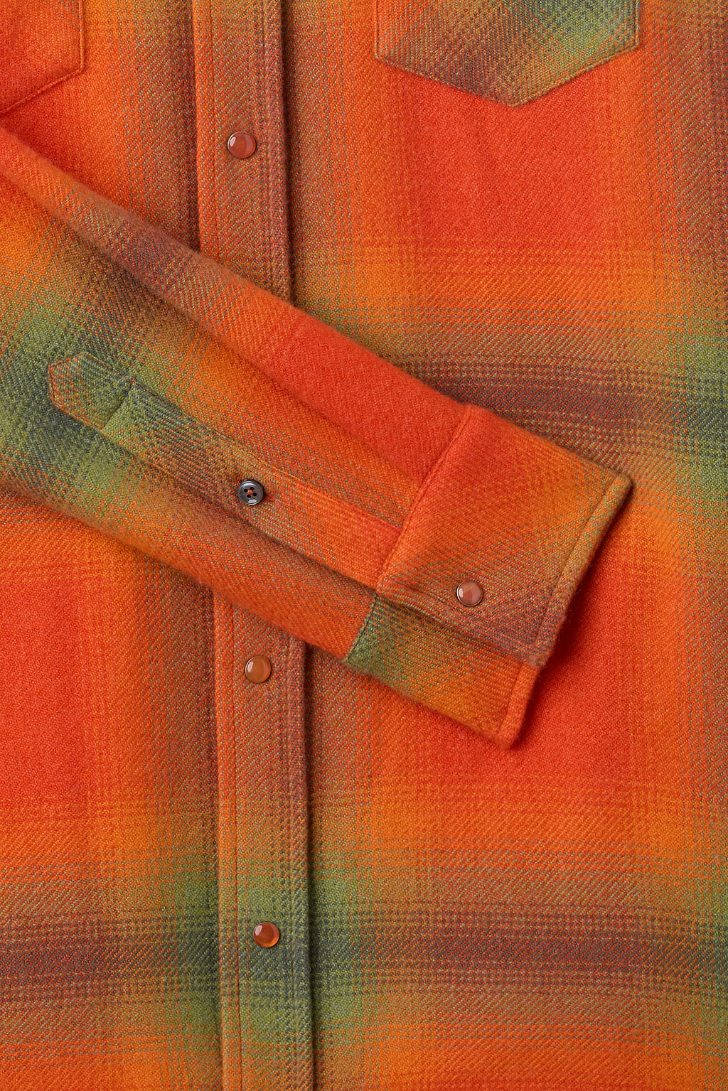 Olive Shadow Plaid Cashmere Shirt