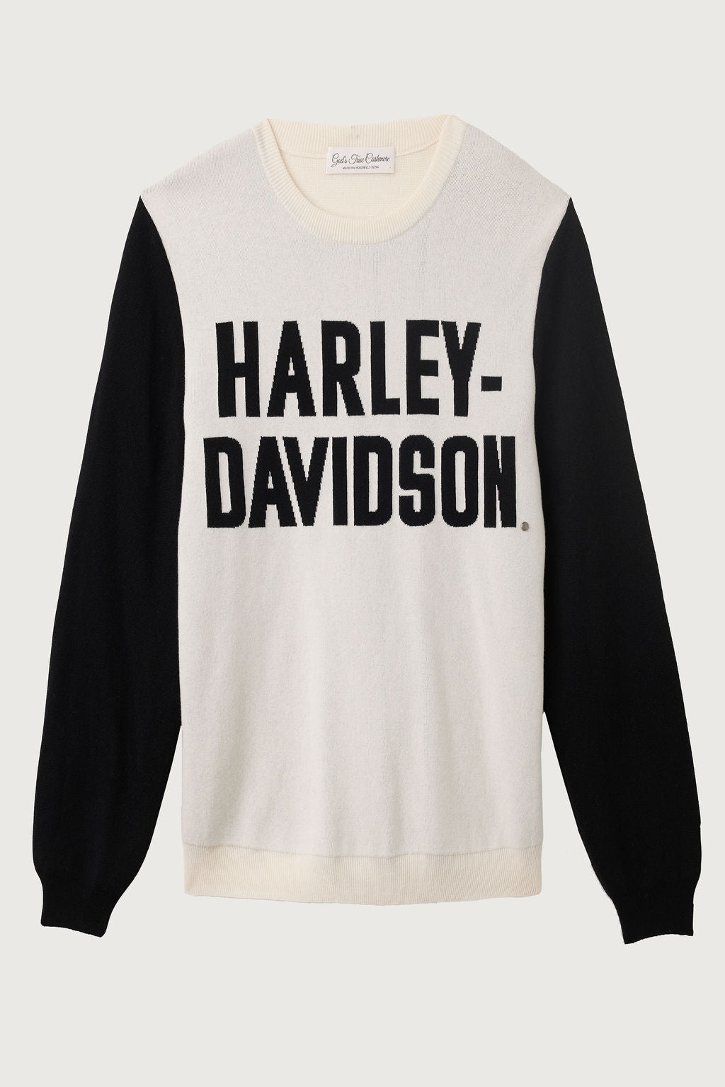 Milano Knit Cashmere Logo Sweater – God's True Cashmere