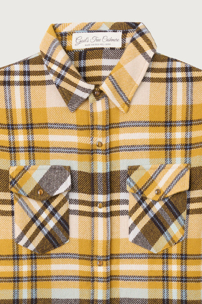 Abundance Tartan Cashmere Shirt