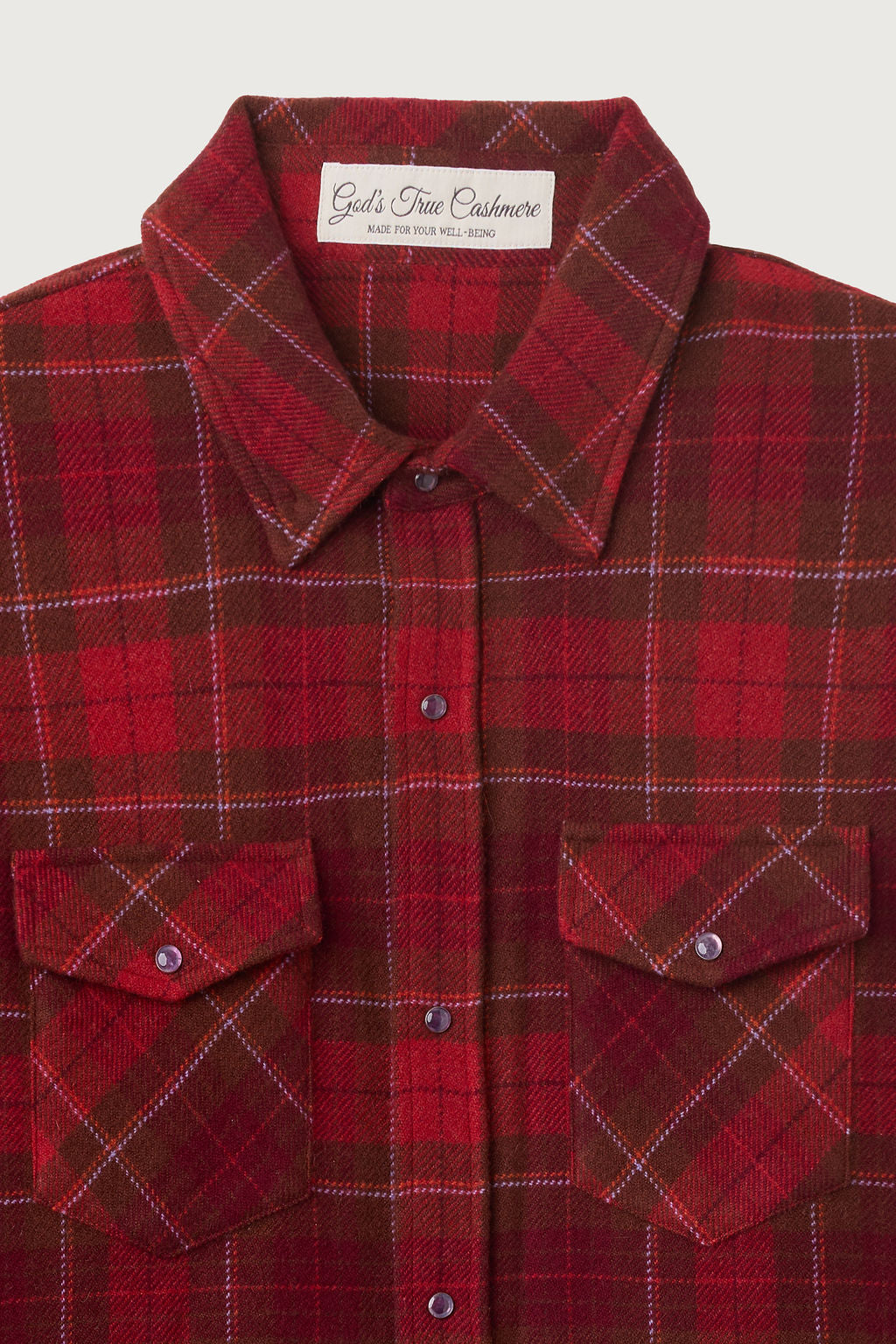 Love Tartan Cashmere Shirt