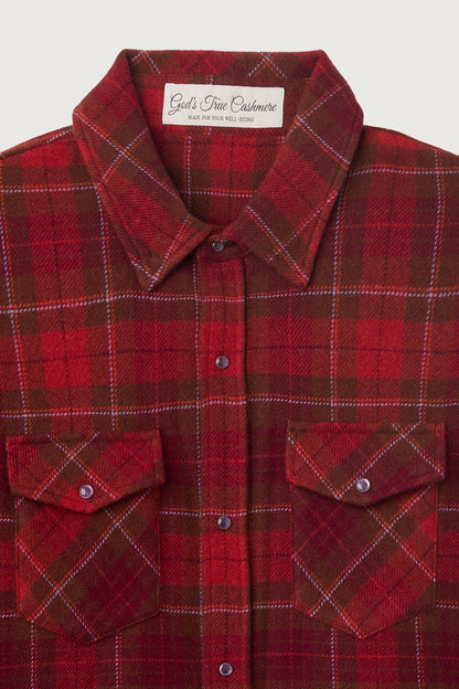 Love Tartan Cashmere Shirt
