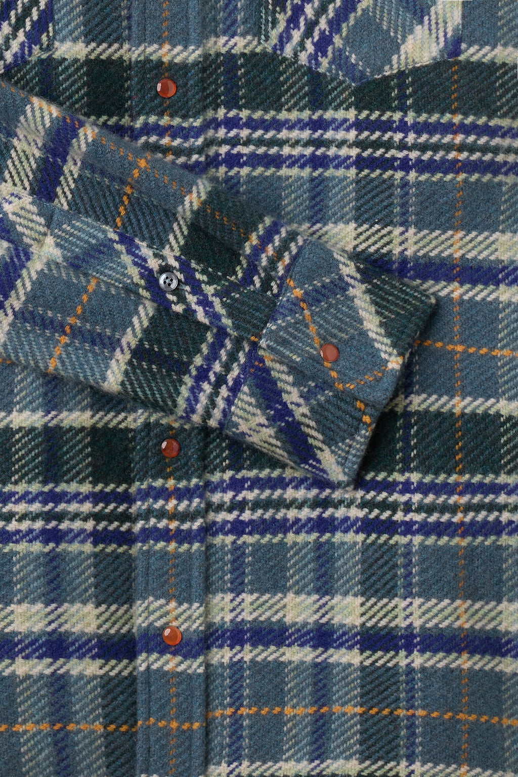 Oceantide Plaid Cashmere Shirt