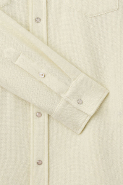 Porcelain Solid Cashmere Shirt