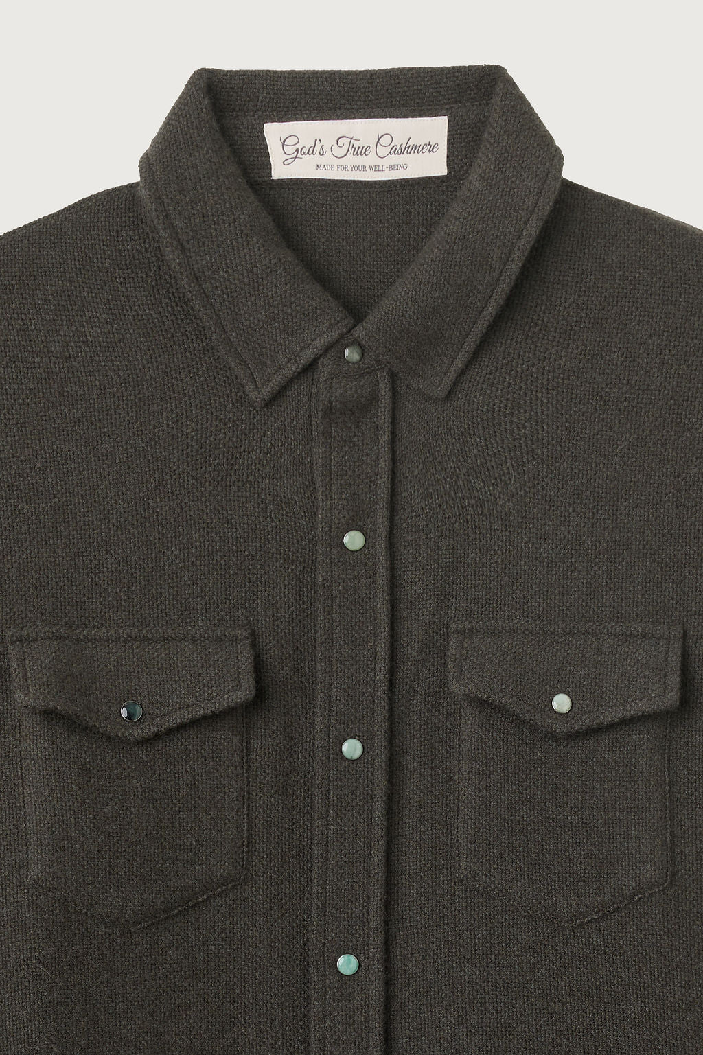Sable Solid Cashmere Shirt