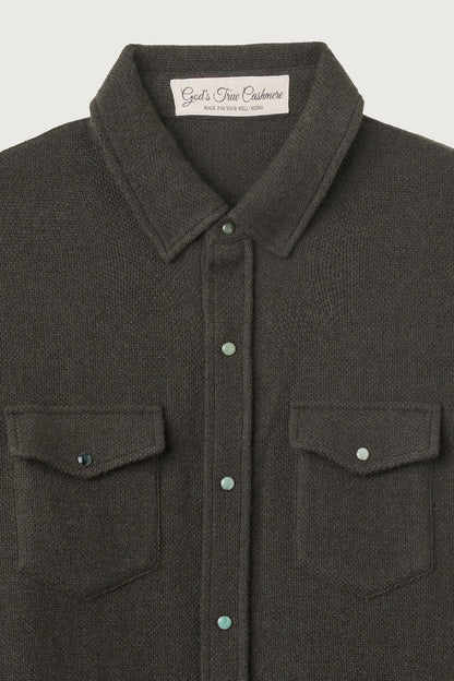 Sable Solid Cashmere Shirt