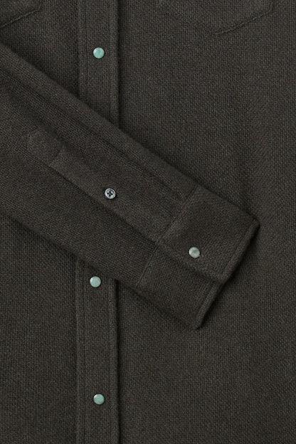 Sable Solid Cashmere Shirt