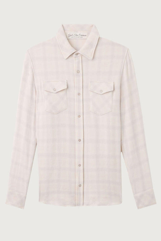 Clarity Ombre Cashmere Shirt