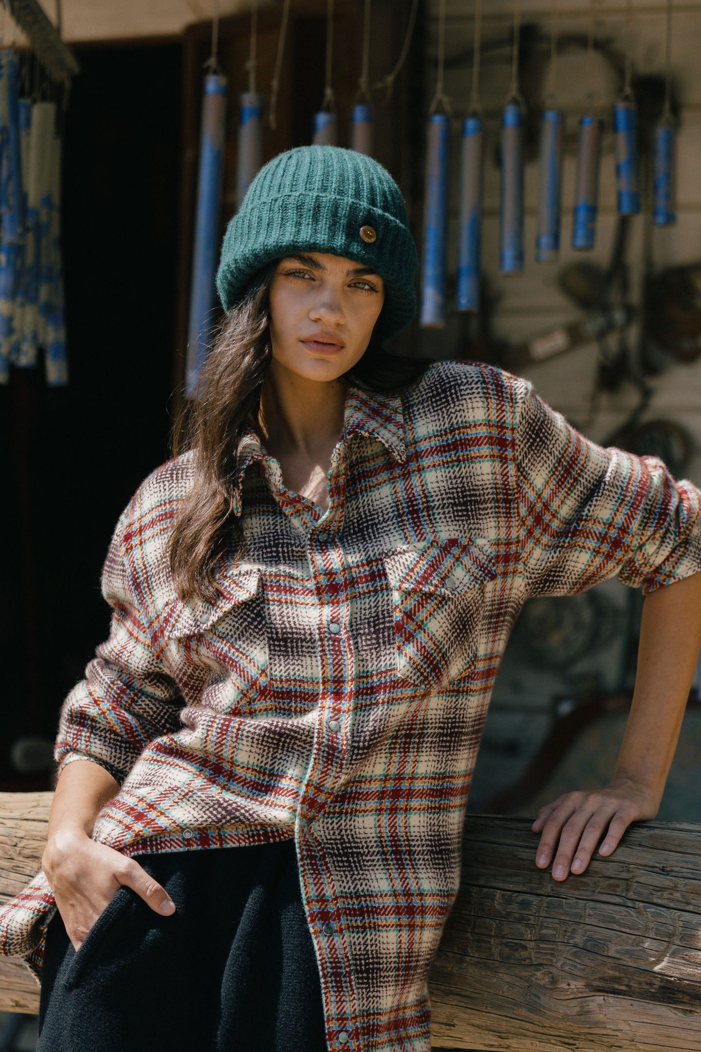 Balance Tartan Cashmere Shirt