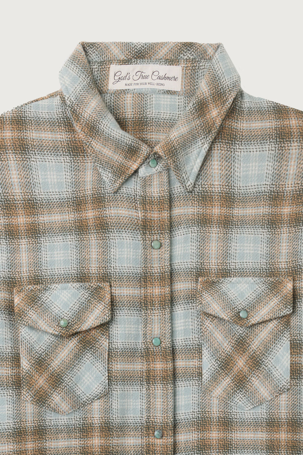 Joy Tartan Cashmere Shirt