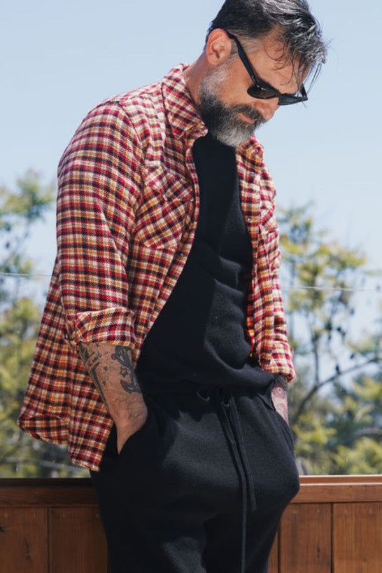 Time Tartan Cashmere Shirt