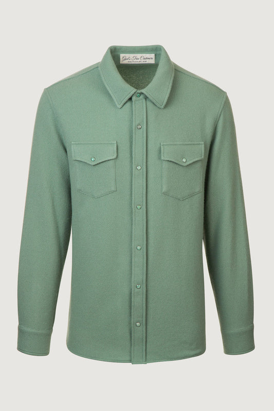 Agave Solid Cashmere Shirt